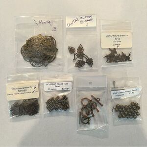 Vintaj Brass Jewelry Making 7 bundles